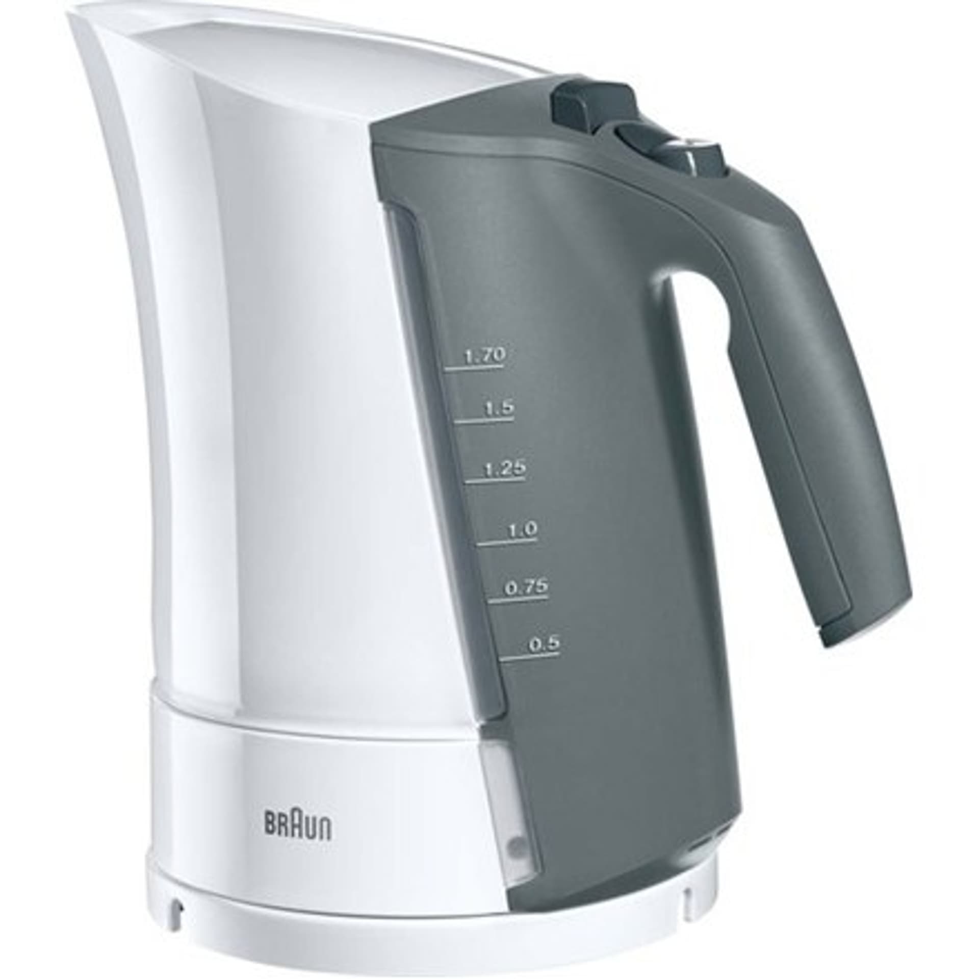 

Braun WK 300 Czajnik standardowy, 2200 W, 1,7 l, Plastik, Biały, Podstawa obrotowa 360°