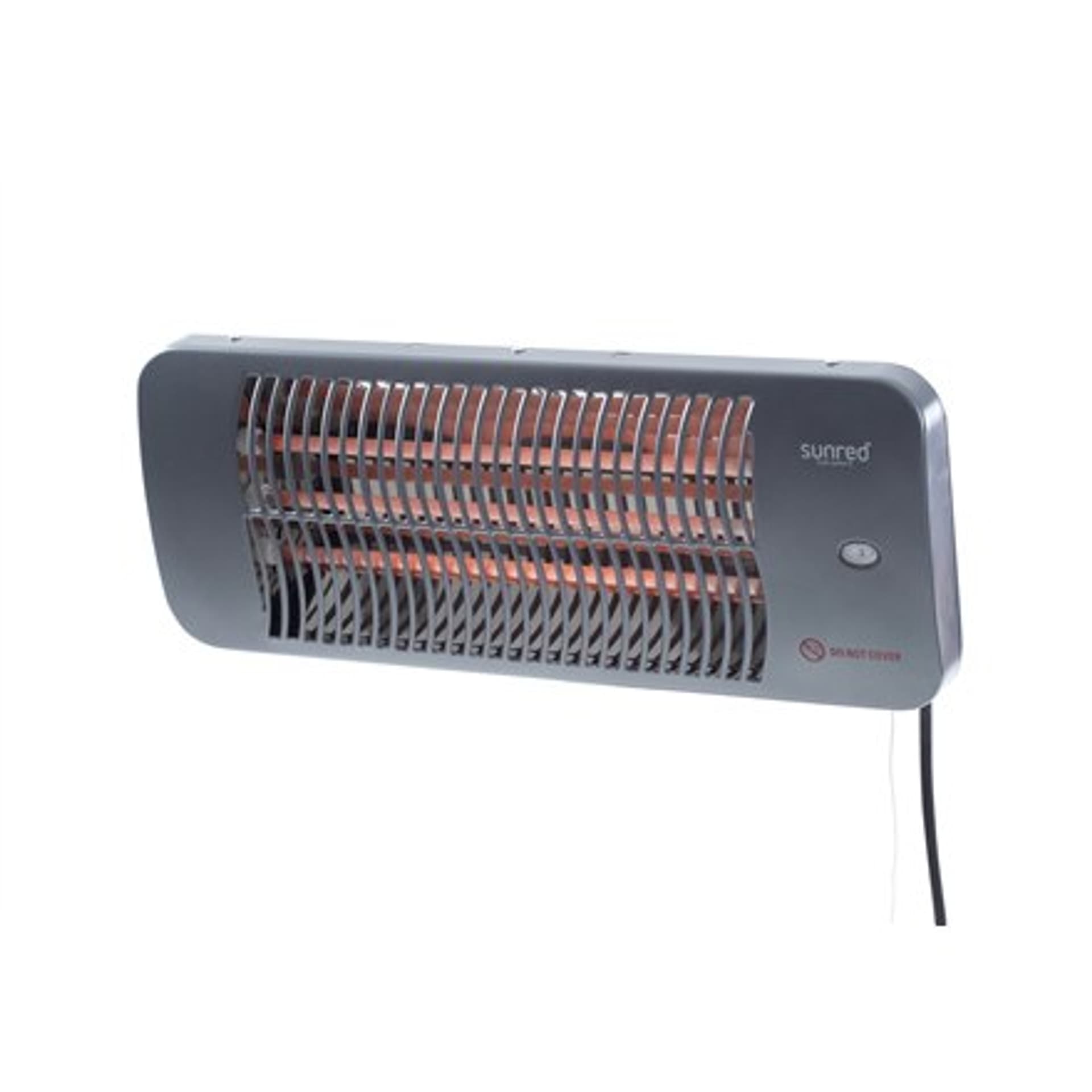 

SUNRED Heater LUG-2000W, Lugo Quartz Wall Infrared, 2000 W, Grey