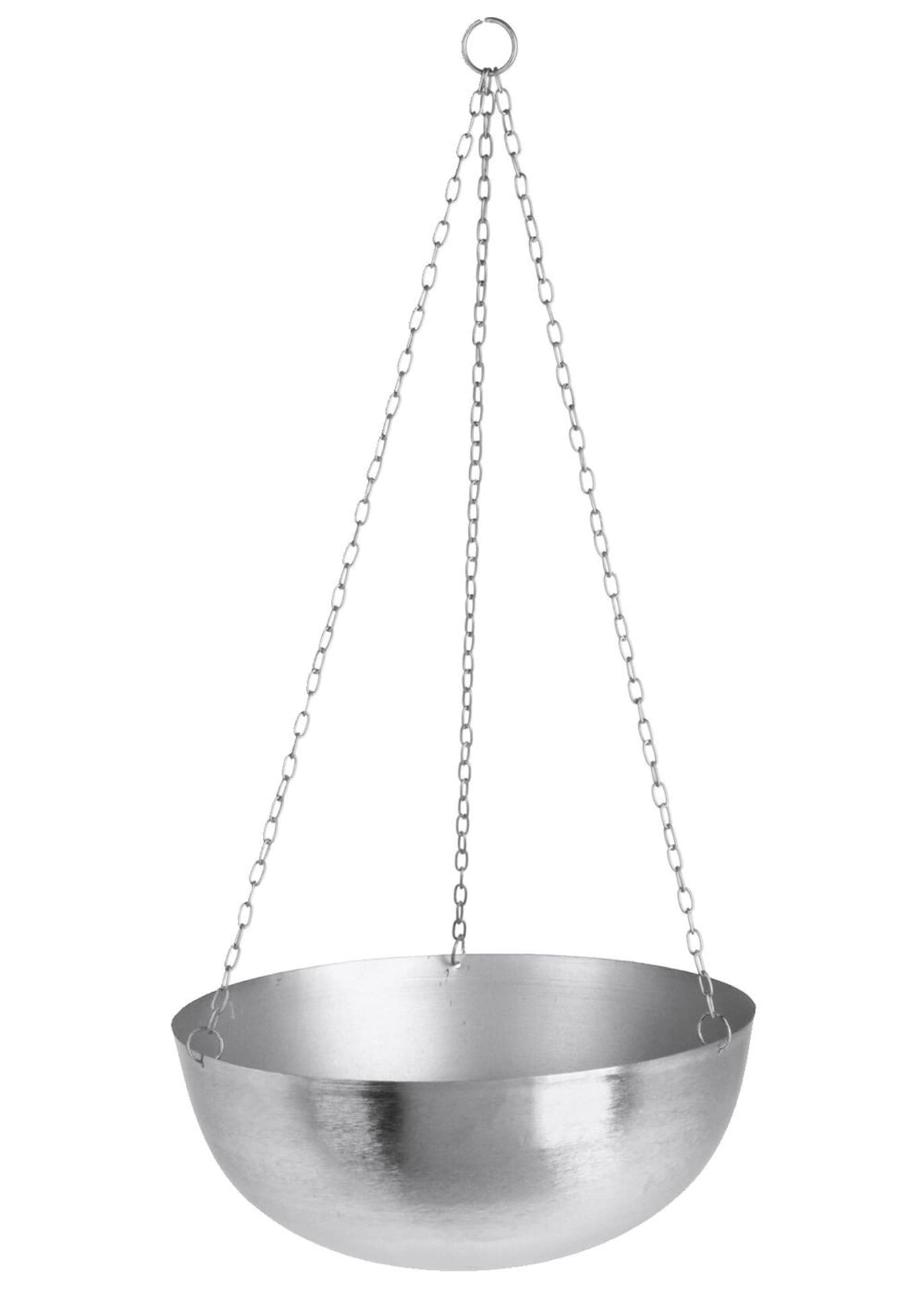 

Kwietnik wiszący srebrny komplet 2 szt
