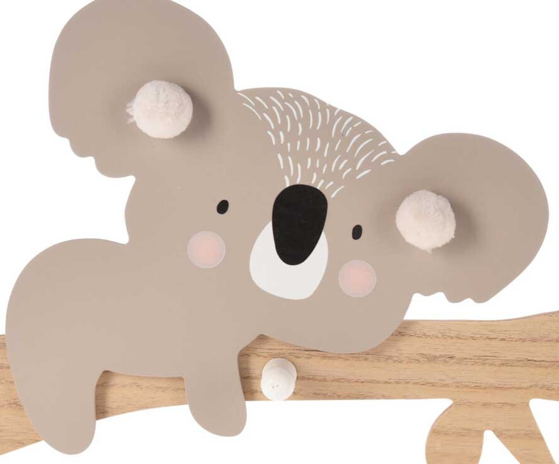 

Dziecięcy wieszak z 3 haczykami Koala