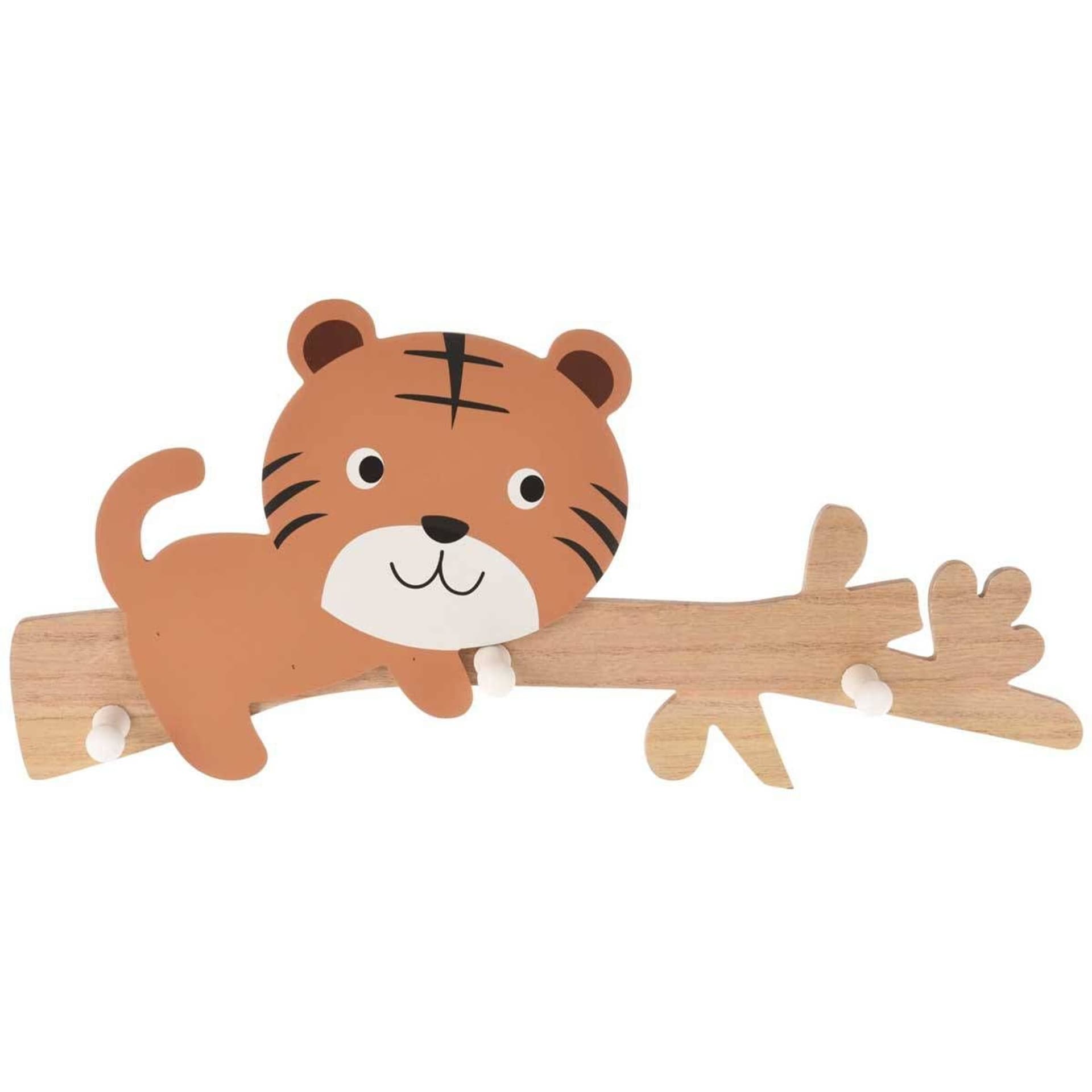 

Dziecięcy wieszak z 3 haczykami Tiger