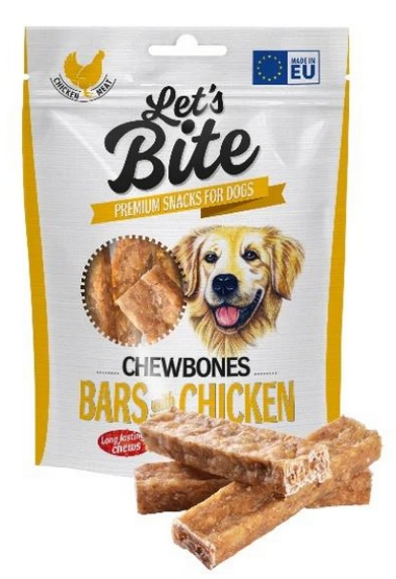

Let's Bite Chewbones Bars with Chicken 175g