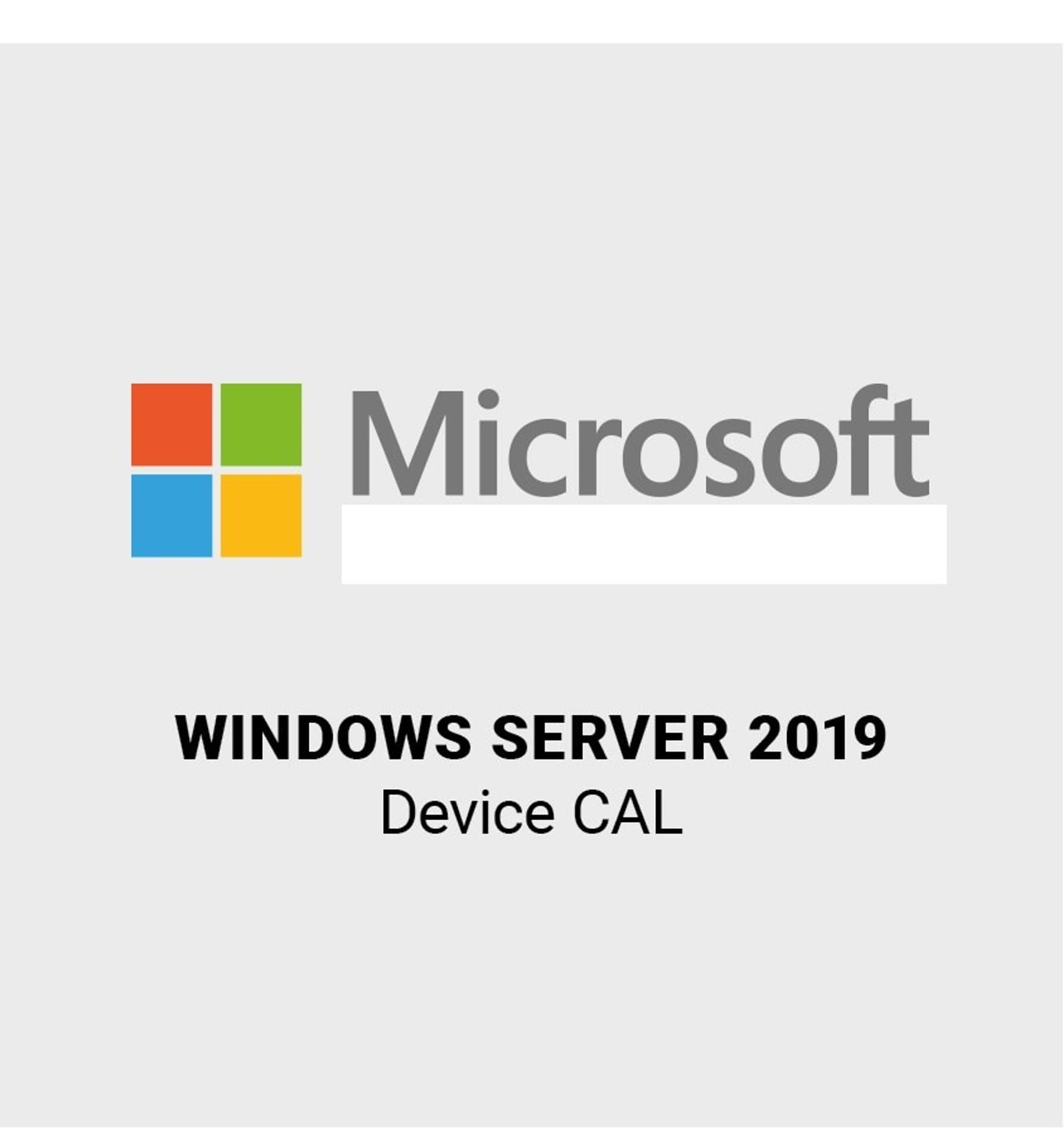 

Oprogramowanie OEM Win Svr CAL 2019 ENG Device 1Clt R18-05810