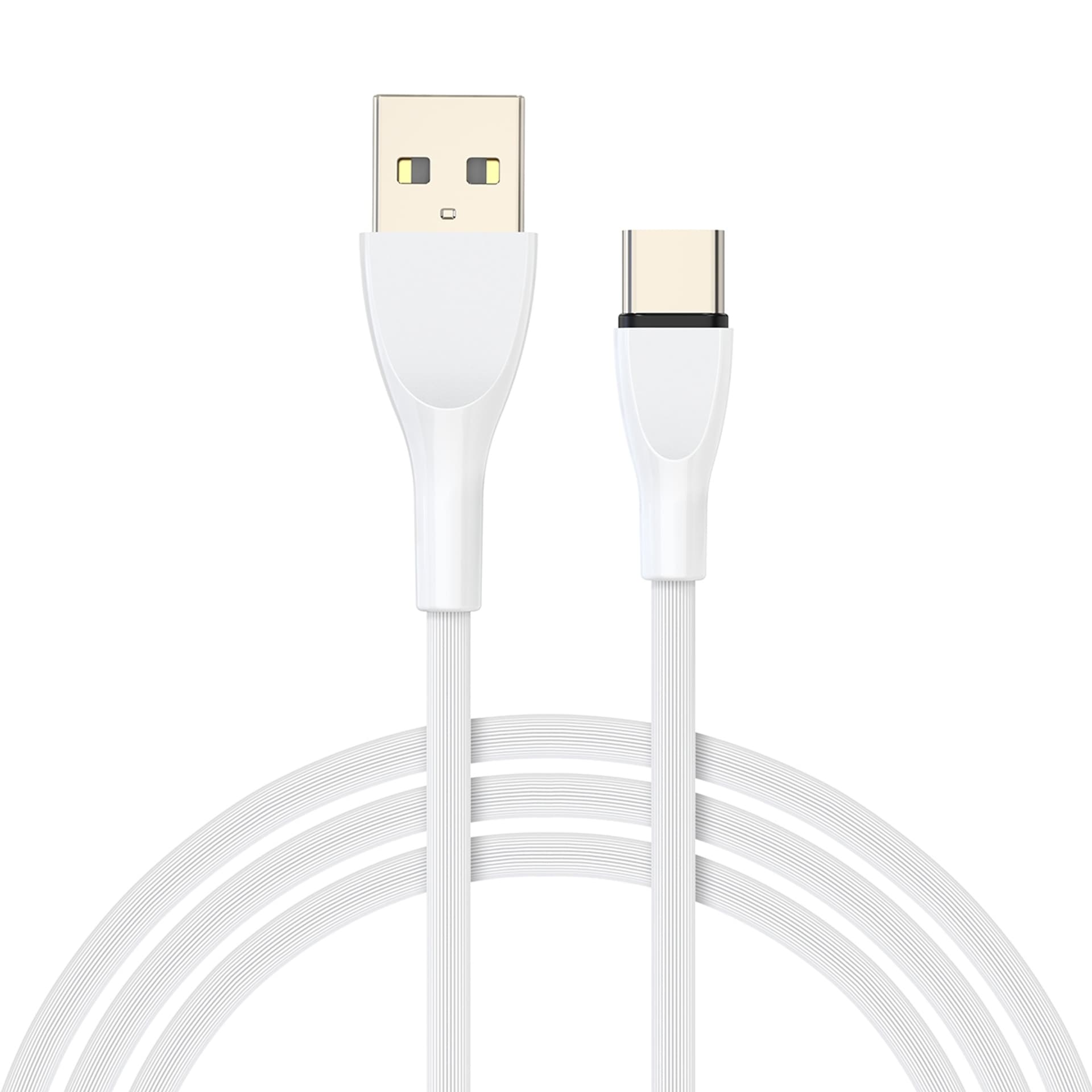 

KK22 Kabel usb-c qc 1m biały