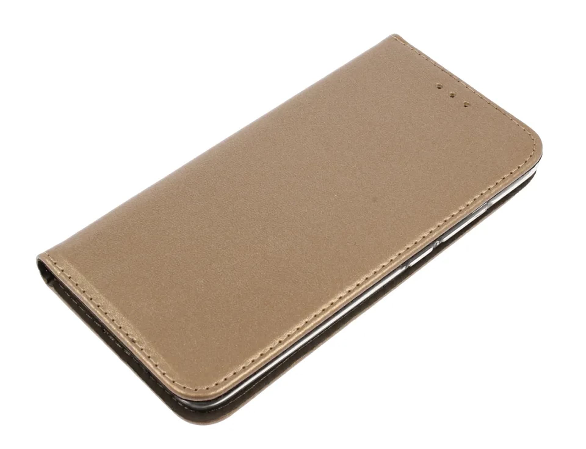 

Kabura Magnet Book etui z klapką i kieszonką na karty SAMSUNG GALAXY A20e złota