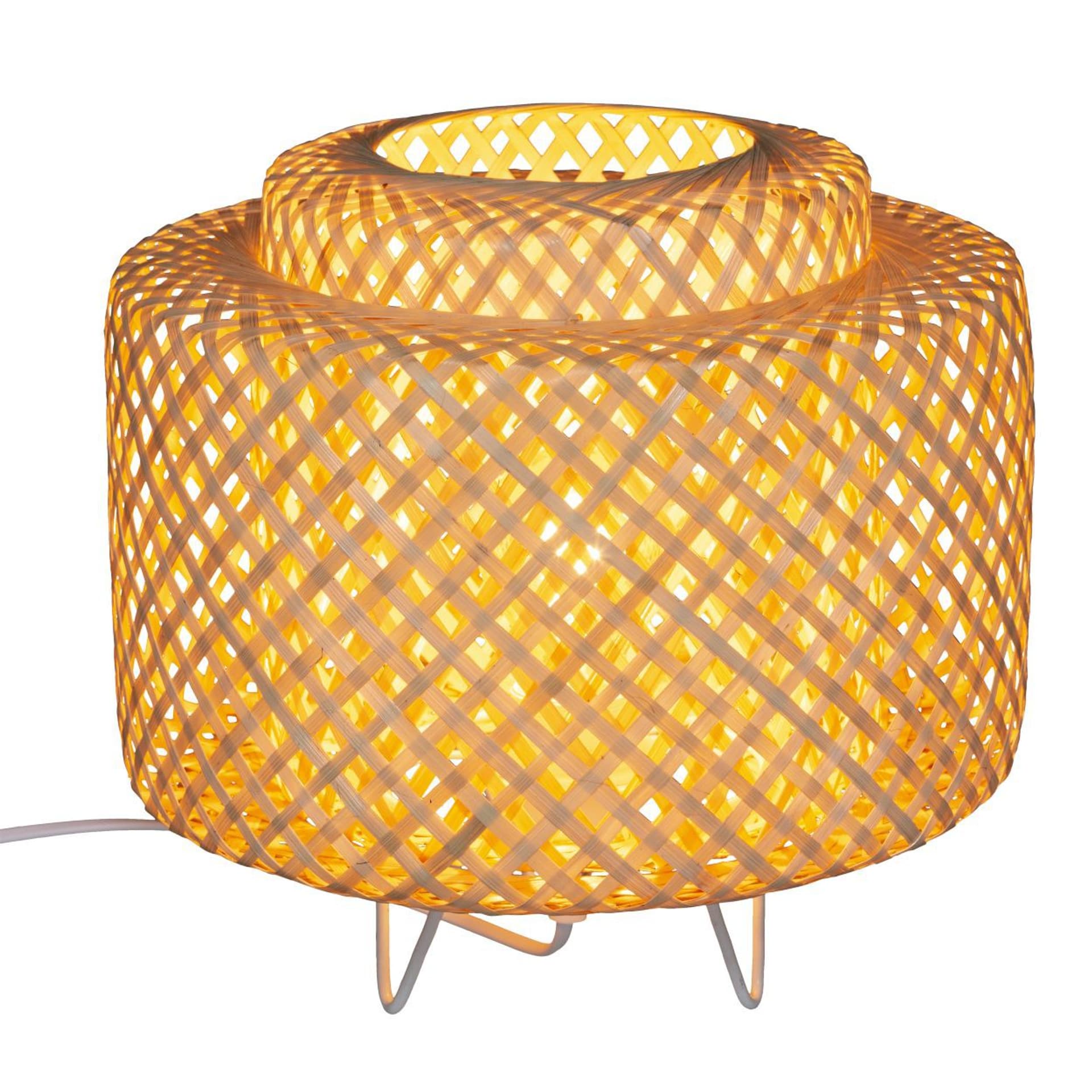 

Bambusowa lampka nocna Liby 27 cm