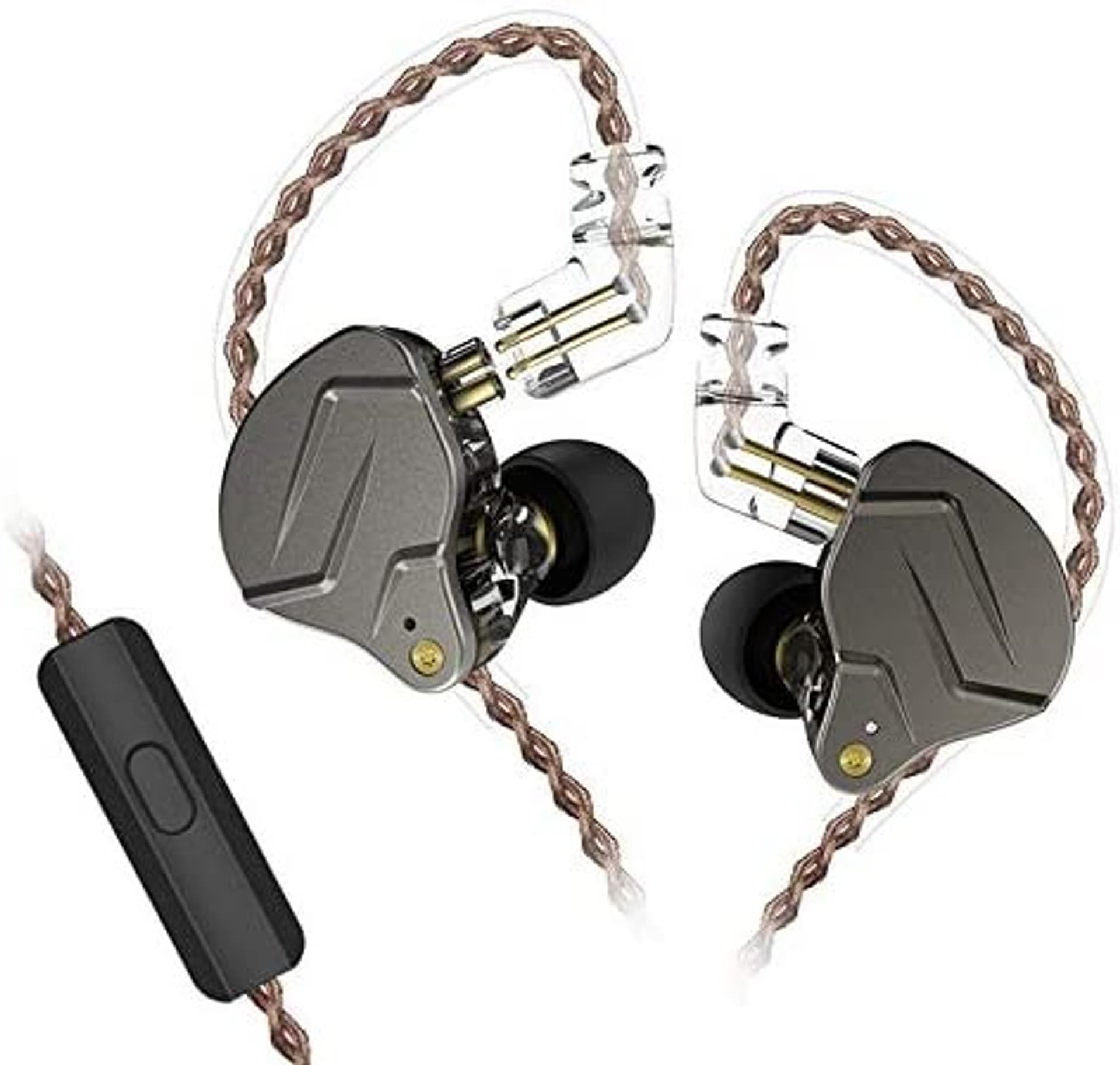 

KZ ACOUSTICS SŁUCHAWKI DOKANAŁOWE SZARE ZSN PRO GREY
