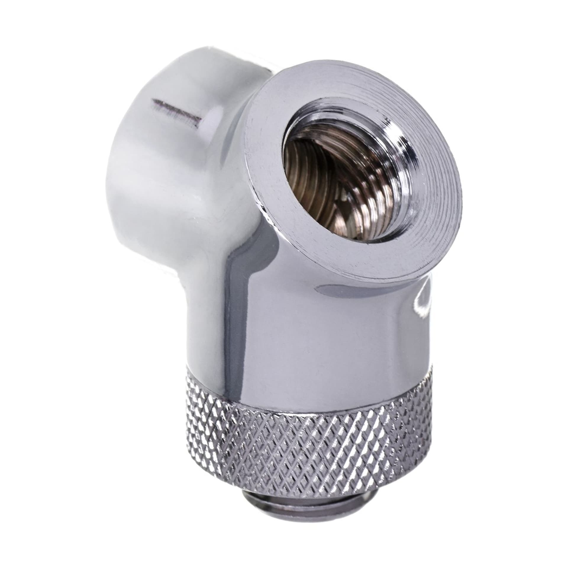 

THERMALTAKE PACIFIC G1/4 45 I 90 ZŁĄCZKA ADAPTER KĄTOWY - CHROME CL-W053-CU00SL-A