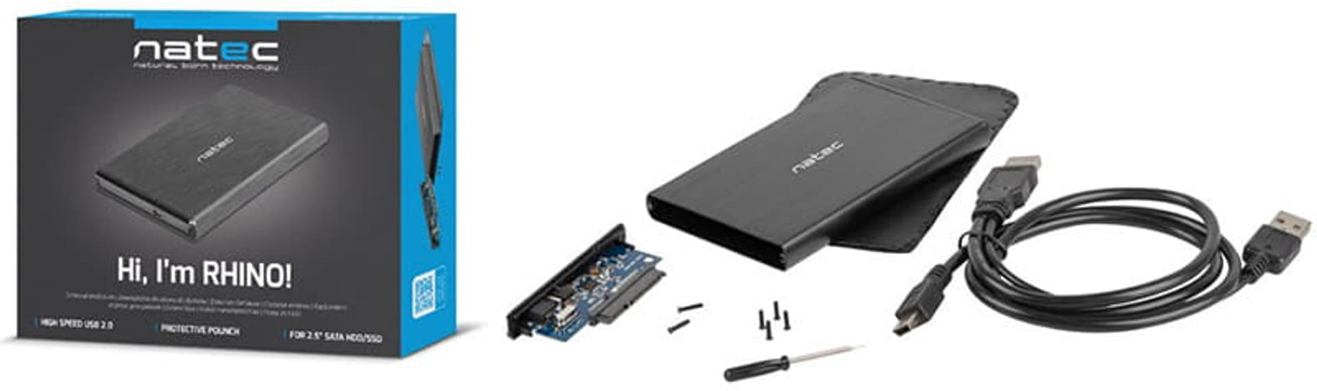 

Kieszeń SATA Rhino NKZ-0275 na dysk 2,5