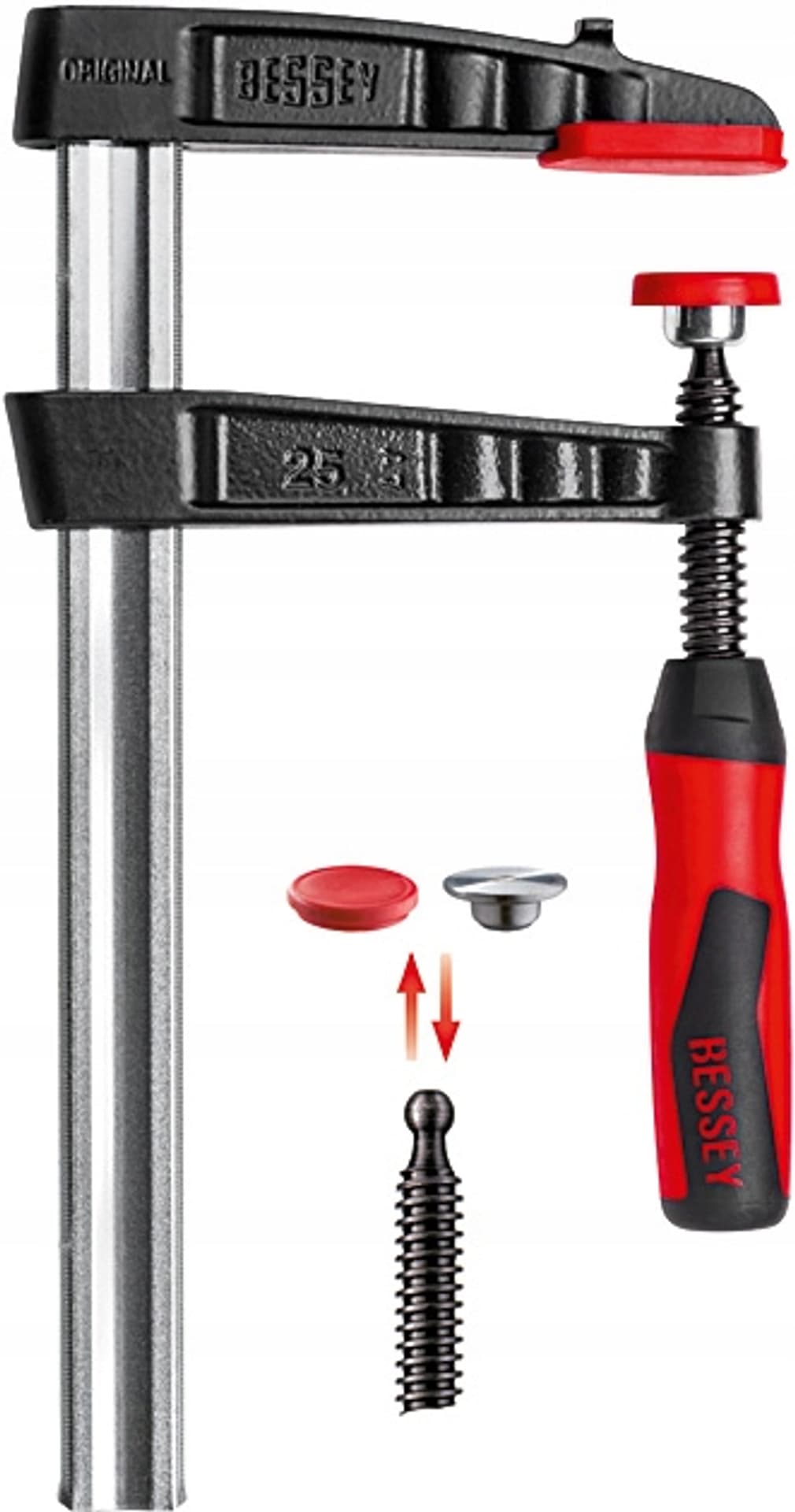 

ŚCISK ŚRUBOWY STOLARSKI ŻELIWNY TG 160/800MM