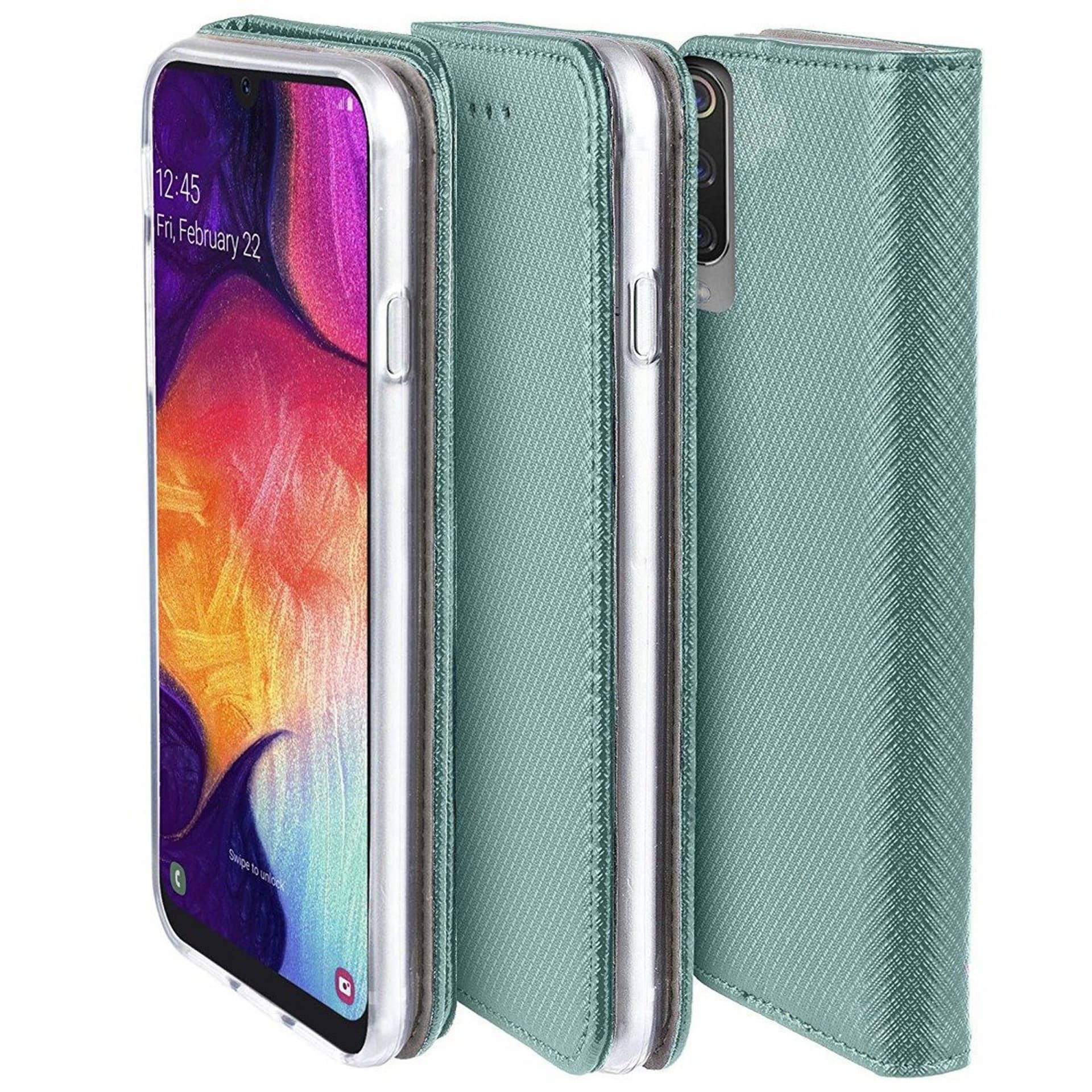 

Etui XIAOMI REDMI NOTE 9 portfel z klapką Flip Magnet miętowe