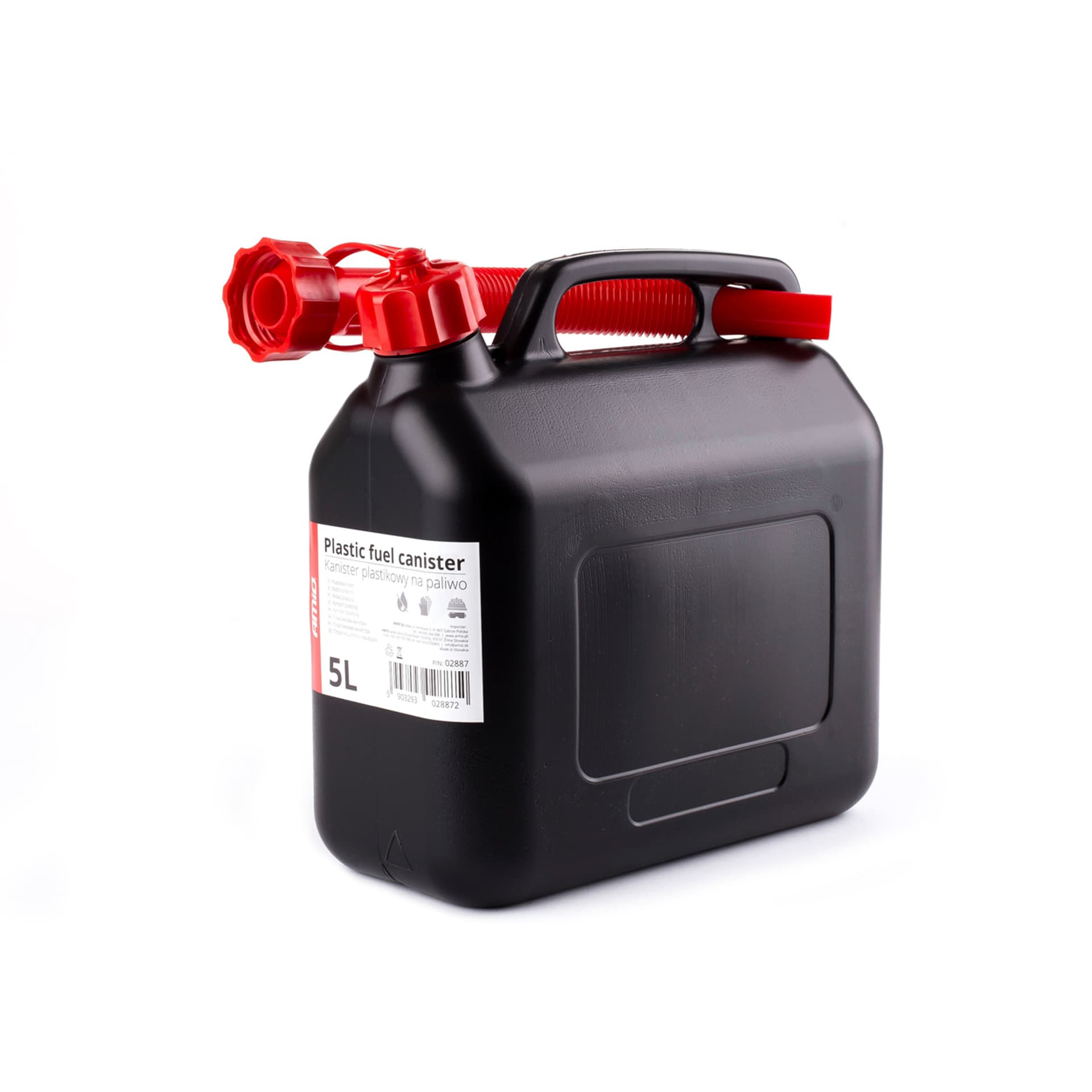 

Kanister plastikowy, czarny 5l