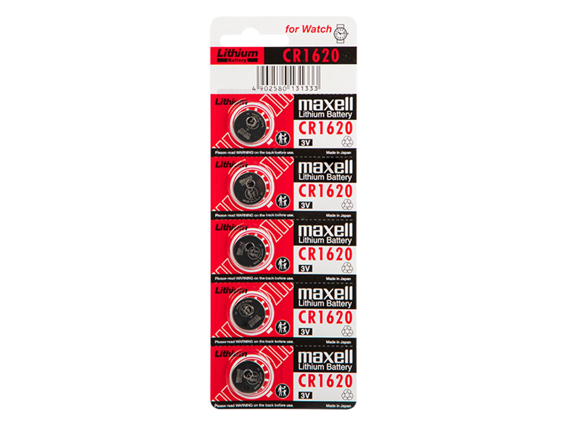 

Bateria litowa 3V CR1620 Maxell