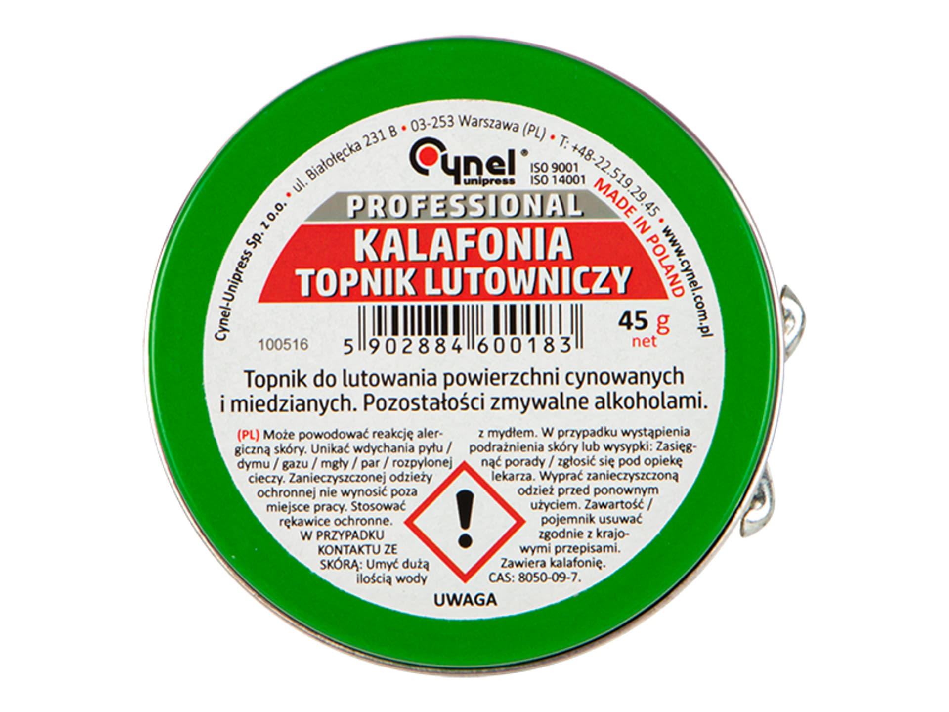 

3759# Kalafonia 45g cynel