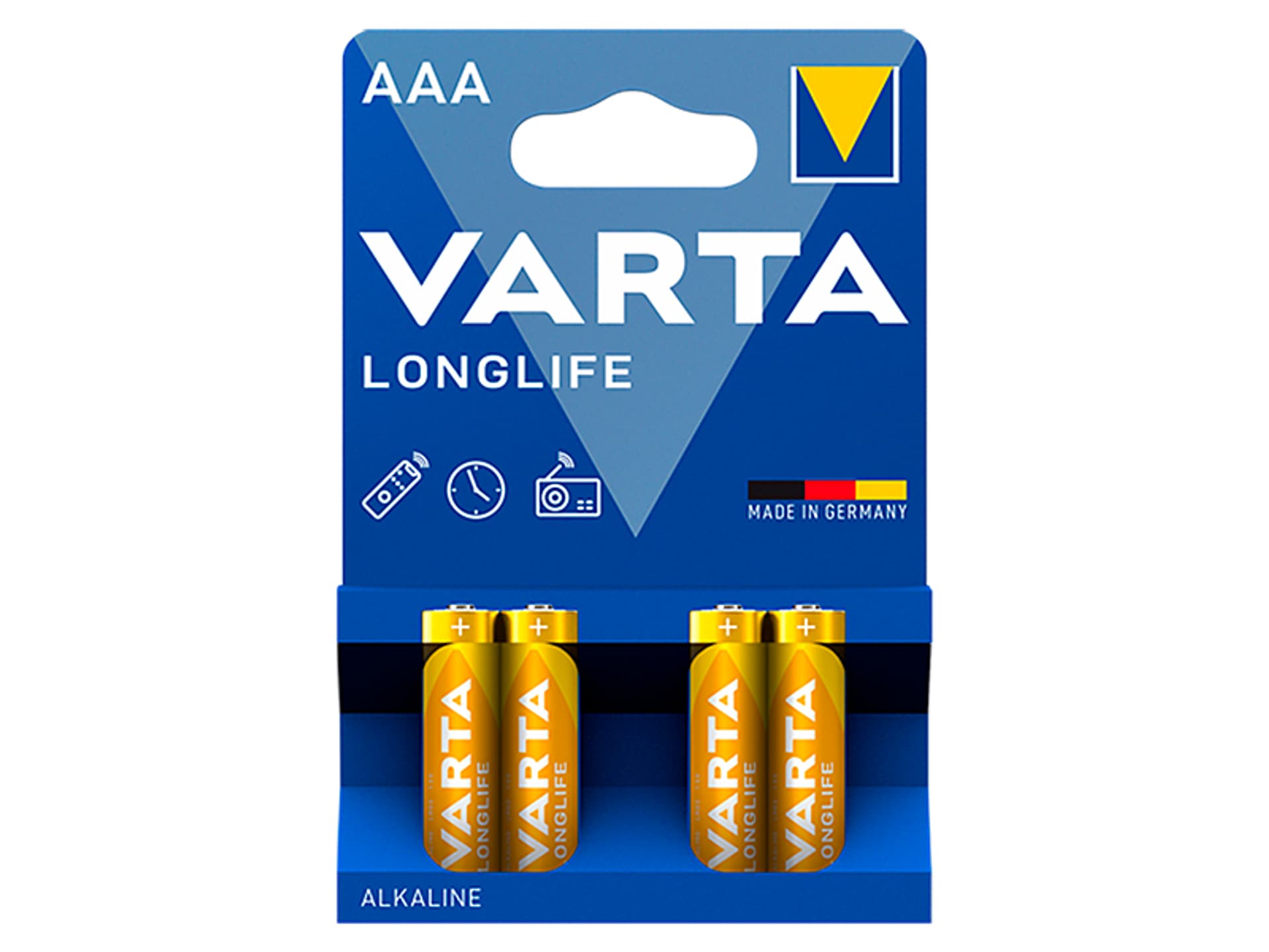 

Zestaw baterii alkaliczne VARTA Longlife LR03 (AAA) (x 4)