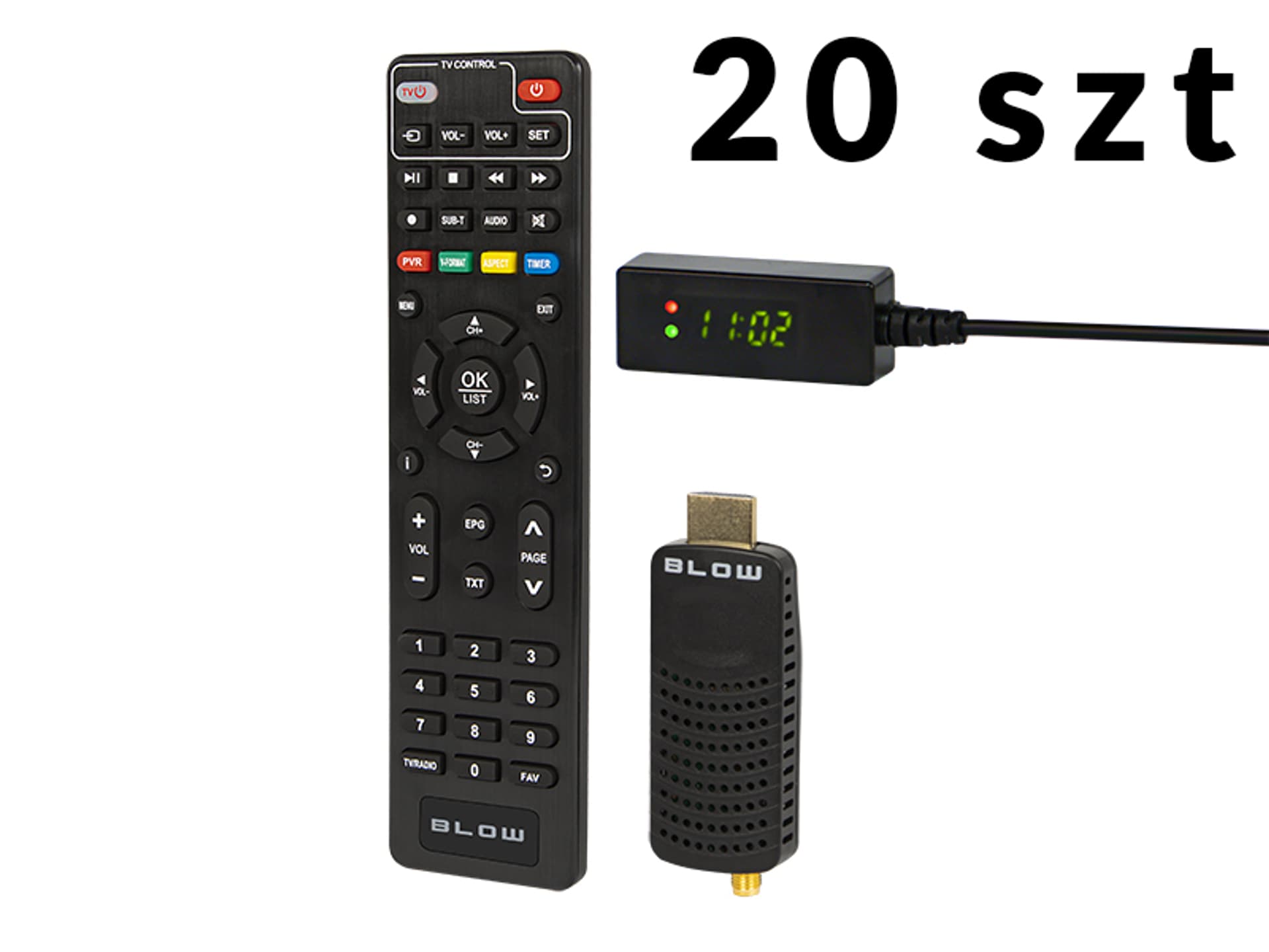 

Dekoder tuner DVB-T2 BLOW 7000FHDMINIop.