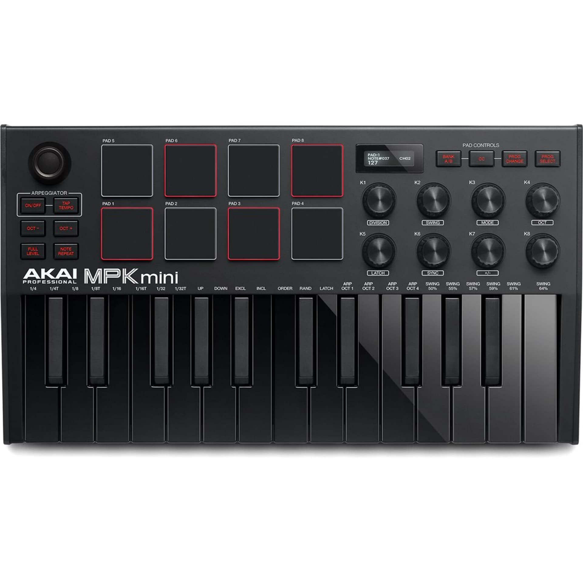 

AKAI MPK MINI 3 BLACK - Mini klawiatura sterująca