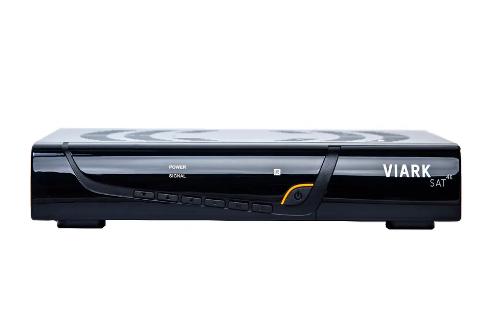 Viark SAT 4K Satellite Receiver Decoder With Wifi, Stable, Multistream UHD  DVB-S2X and H.265, Card Reader, USB, RCA, Ethernet Port, PVR Updated on the