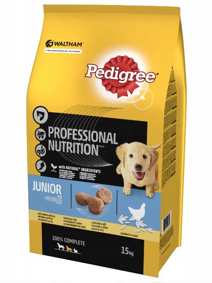 Pedigree junior puppy best sale