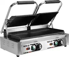 Contact grills and grill plates