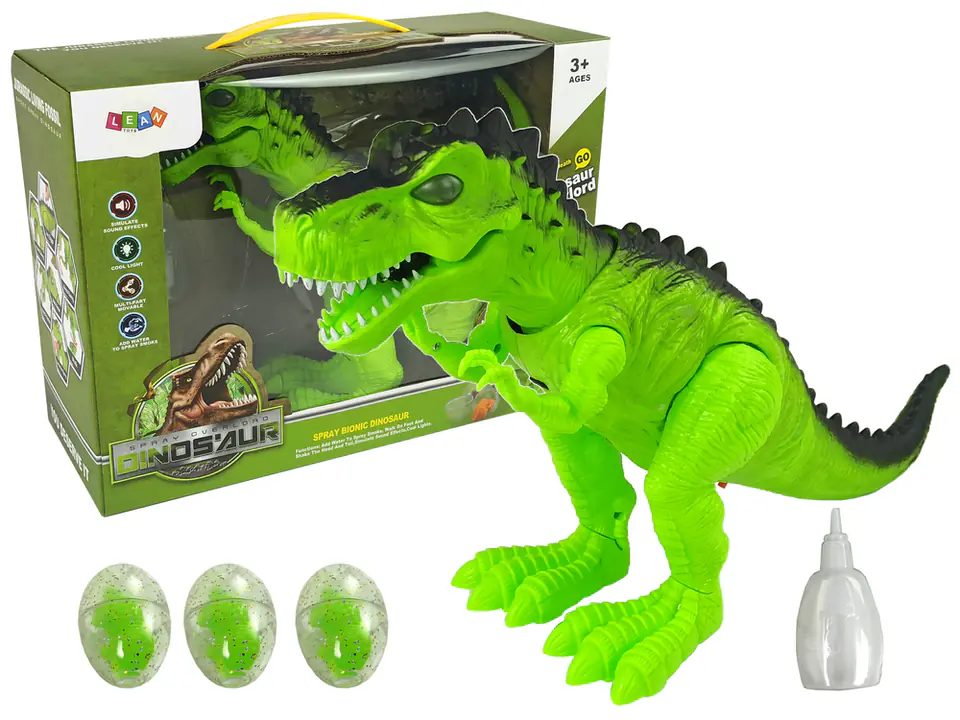 Dinosaur walking and laying eggs on sale