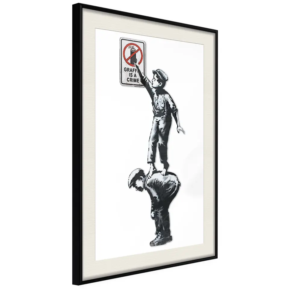 【限定品】バンクシー GRAFFITY IS A CRIME Grafitti is a Crime - Banksy Graffiti Art