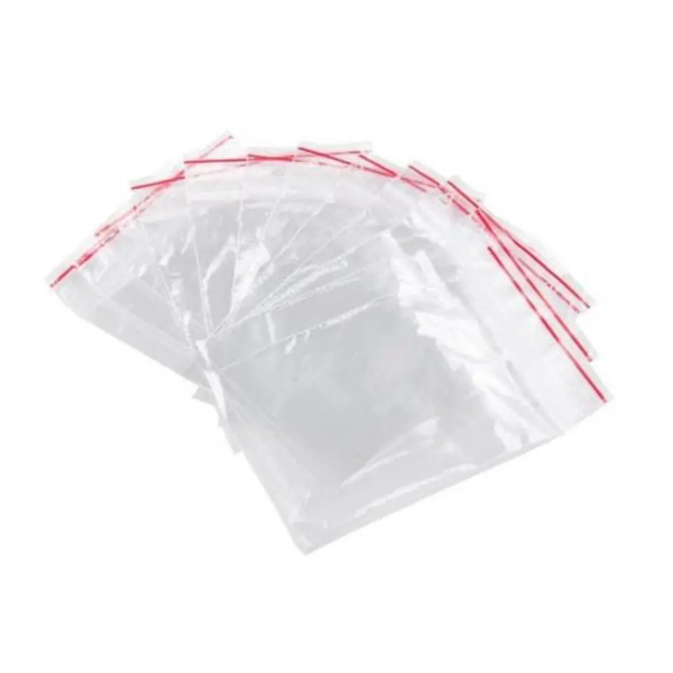 Zipper bags and plastic bags