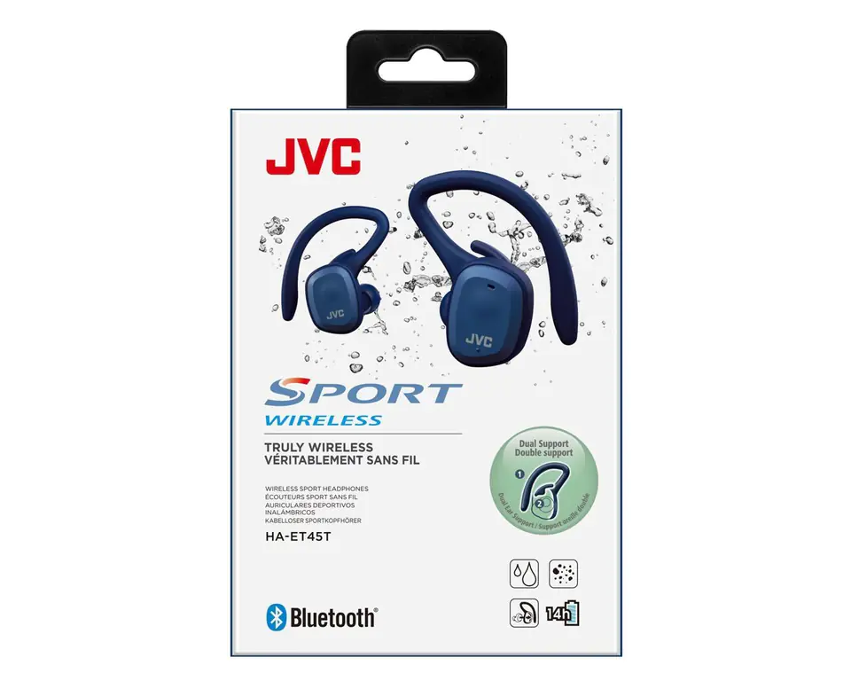 JVC HA ET45T A Wireless Bluetooth In Ear Sports Headphones Wasserman.eu