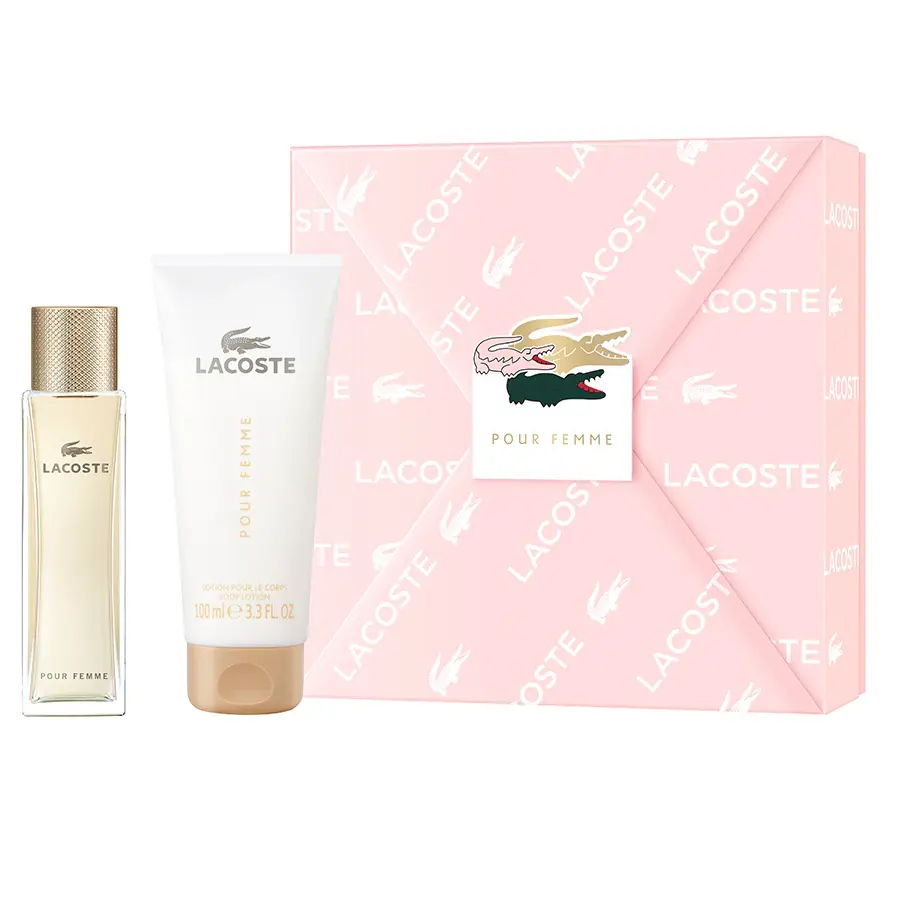 Lacoste Pour Femme EDP set 50ml body lotion 100ml W Wasserman.eu