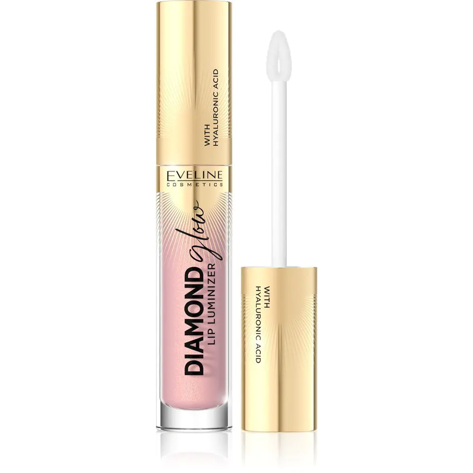 Eveline Diamond Glow Lip Luminizer Lip gloss with hyaluronic acid No