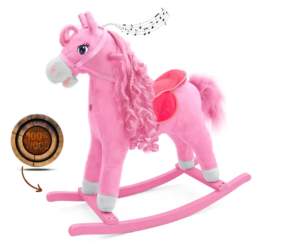 Princess rocking horse. Pink Wasserman.eu