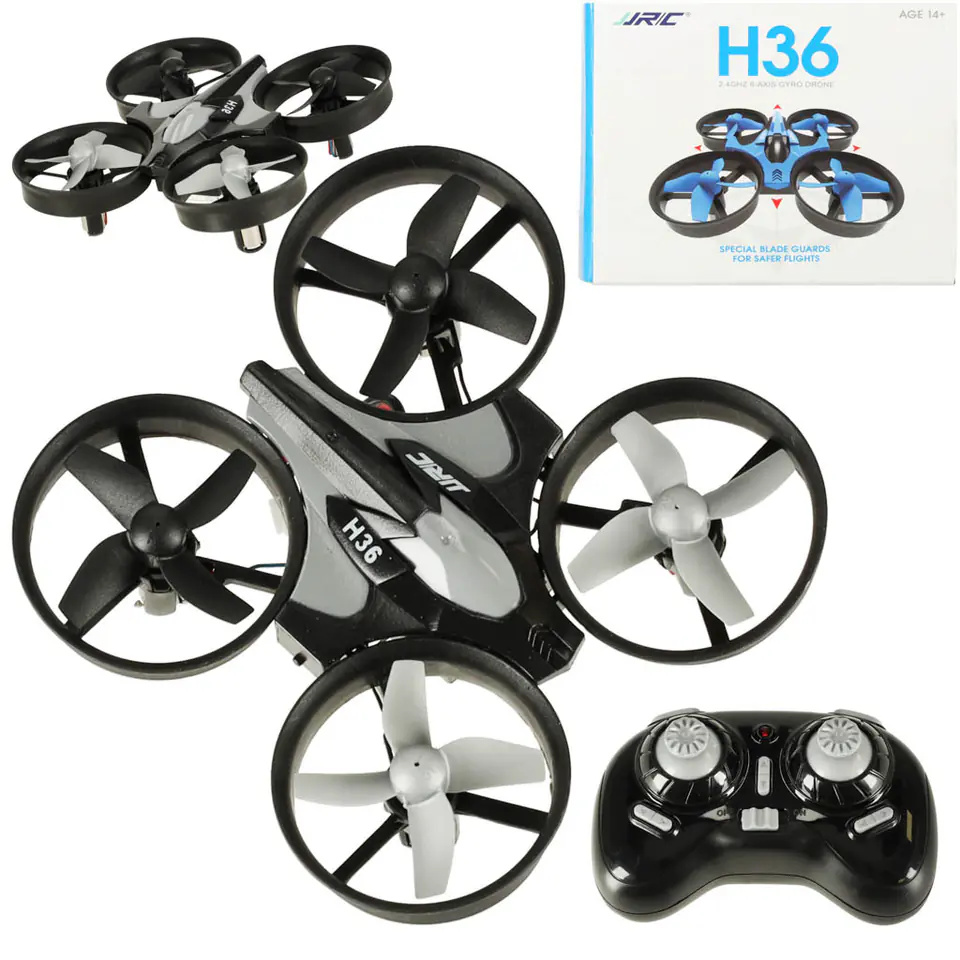 RC Drone JJRC H36 mini 2.4GHz 4CH 6 axis black Wasserman.eu