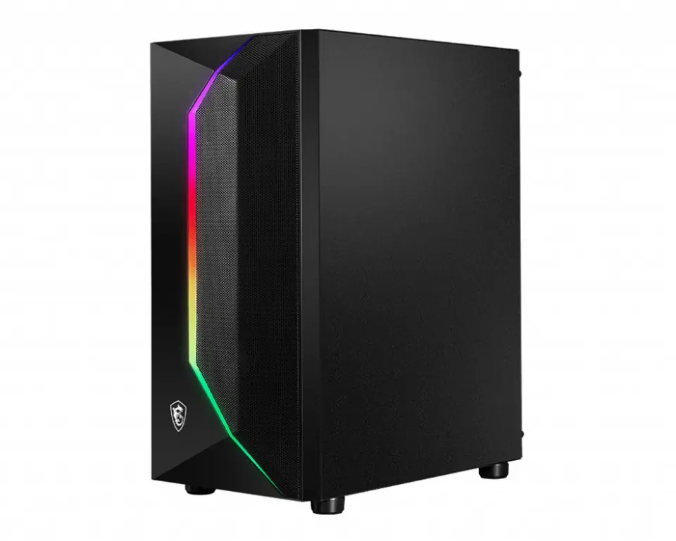 MSI MAG VAMPIRIC 100R 'V100R' Mid Tower Gaming Computer Case 'Black, 1x ...