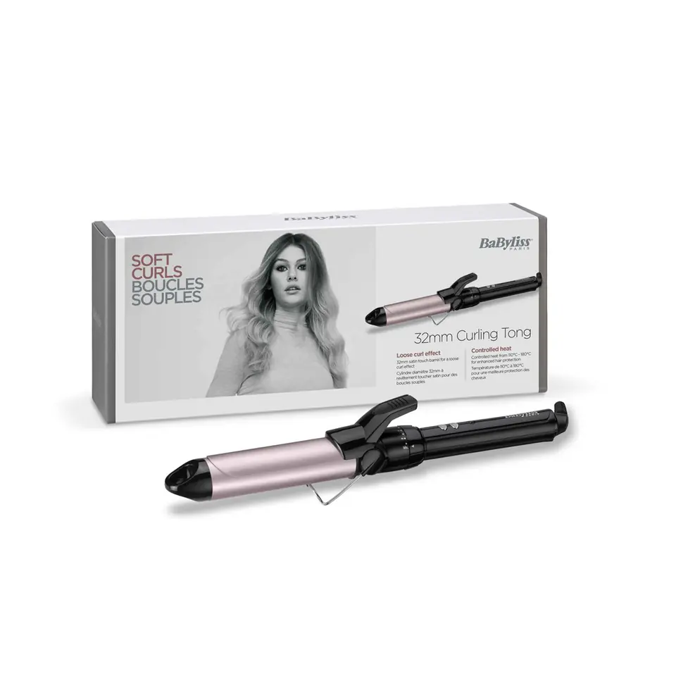 BaByliss Pro 180 C332E Sublim Touch 32 mm Curling iron Warm Black Pink 70.9 1 8 m Wasserman.eu