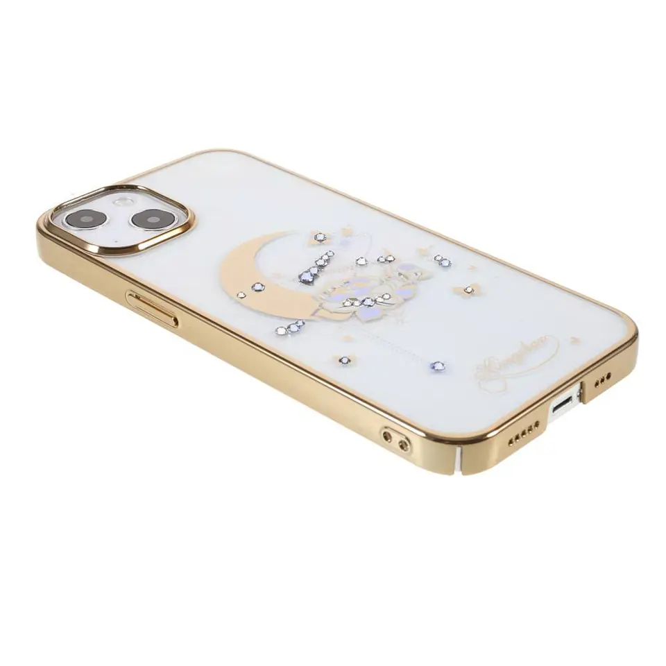 【SWAROVSKI】iPhone 13 / iPhone 13 Pro Max ケース イエロー High smartphone case, iPhone® 13 Pro Max, Gold tone | Swarovski