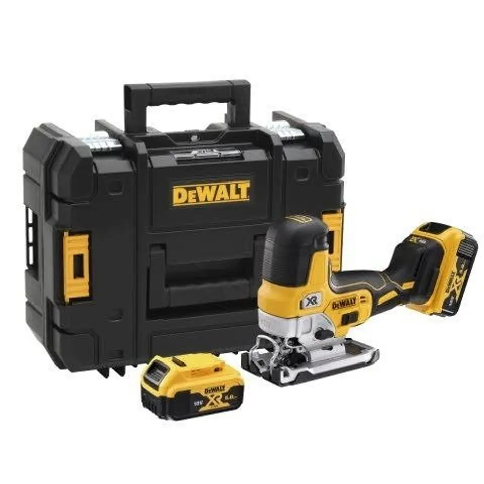 ⁨Cordless jigsaw 18v 2x5,0ah, tstak, 2 x 5.0ah, charge⁩ at Wasserman.eu