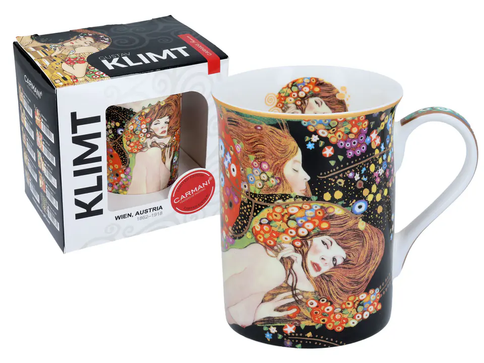Kubek Classic New - G. Klimt, Węże wodne (CARMANI) w sklepie Wasserman.eu