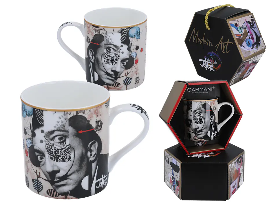 ⁨Mug - Loui Jover. Salvador Dali (CARMANI)⁩ at Wasserman.eu