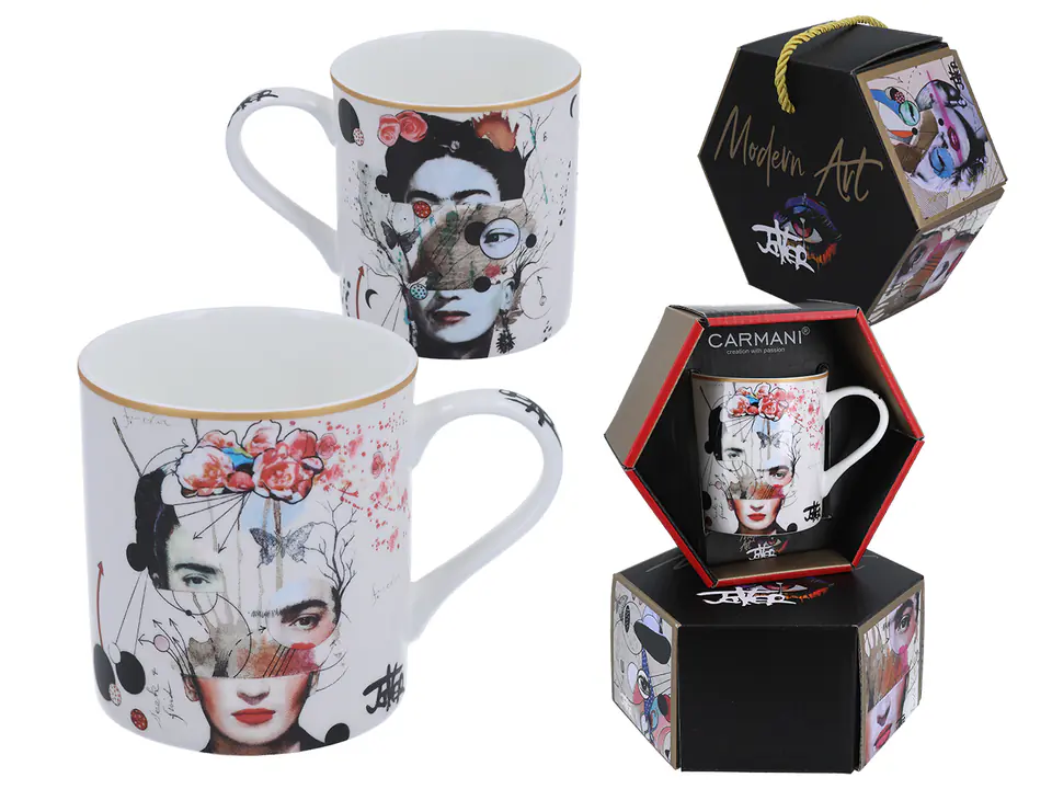 ⁨Mug - Loui Jover. Frida Kahlo (CARMANI)⁩ at Wasserman.eu