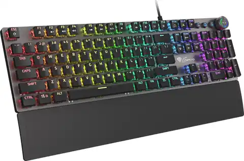 ⁨Genesis THOR 401 RGB Gaming keyboard, RGB LED light, US, Black/Slate, Wired⁩ at Wasserman.eu