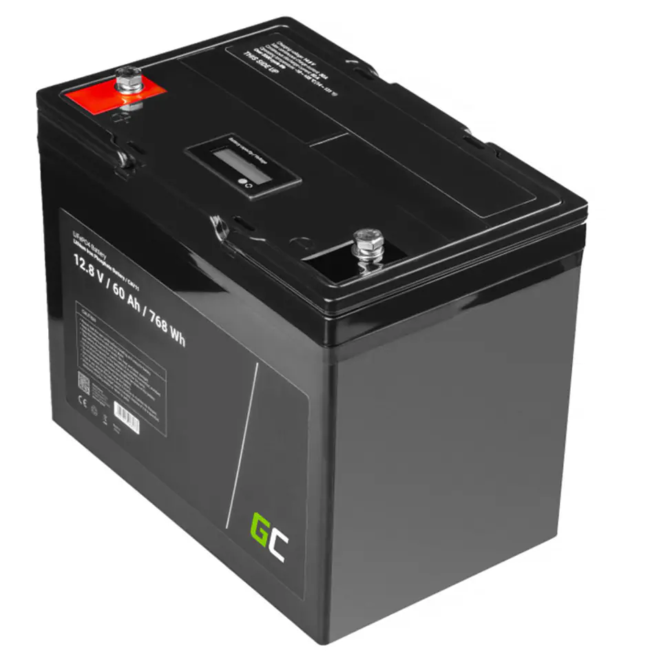 Green Cell - Akumulator LiFePO4 12V 12.8V 60Ah do systemów fotowoltaicznych, kamperów i łódek w sklepie Wasserman.eu