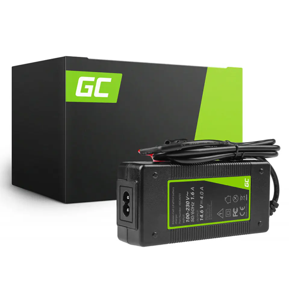 Green Cell - Ładowarka, prostownik do akumulatorów LiFePO4 14.6V 4A w sklepie Wasserman.eu