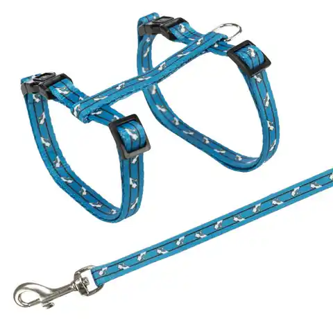 ⁨TRIXIE HARNESS WITH LEASH FOR CAT ADJUSTABLE [TX-4142]⁩ at Wasserman.eu