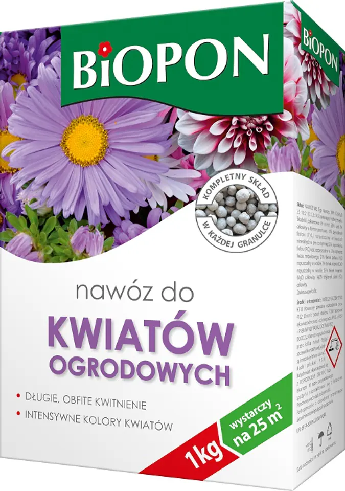 ⁨NAWÓZ - DO KWIATÓW OGRODOWYCH GRANULAT 1KG⁩ w sklepie Wasserman.eu