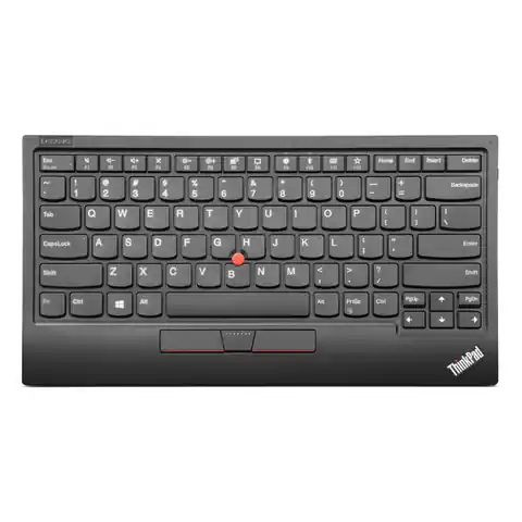 ⁨Lenovo | Black | Professional | ThinkPad Wireless TrackPoint Keyboard II - US English with Euro symbol | Yes | Compact Keyboard⁩ w sklepie Wasserman.eu