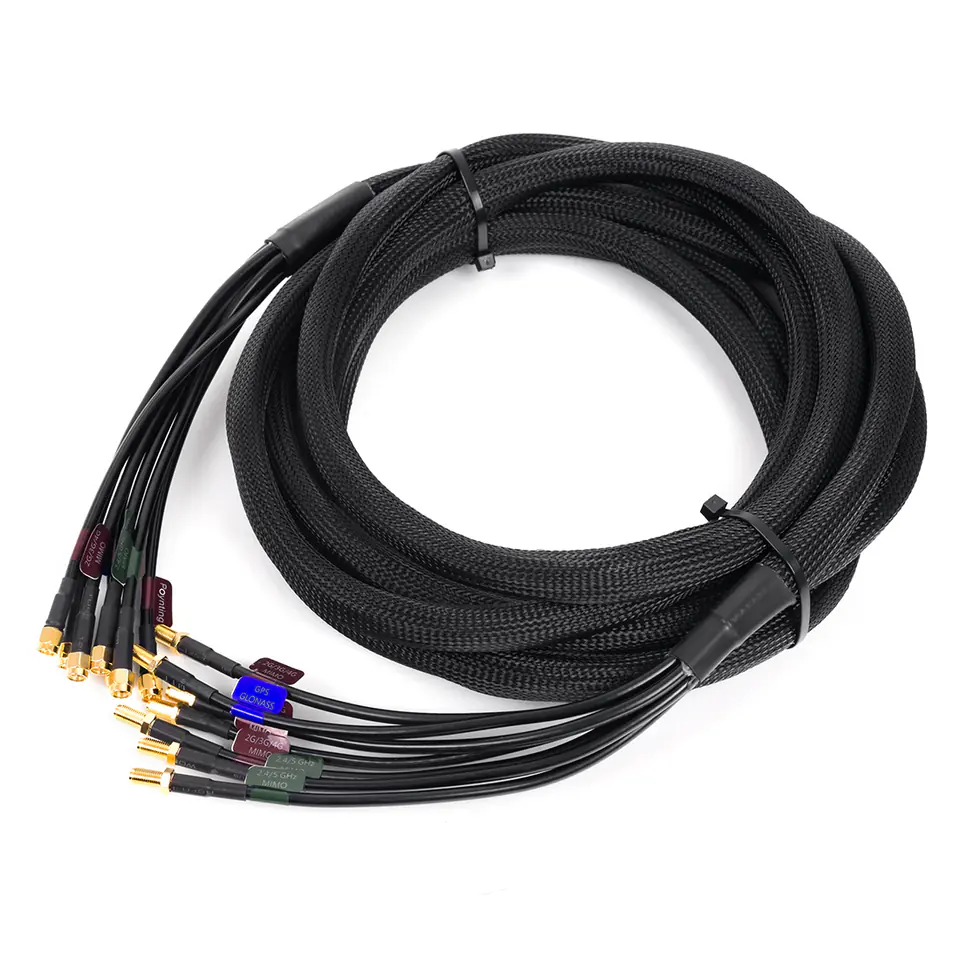 ⁨Kabel GSM Poynting 7w1 CAB-118 5xSMA 2xRP SMA 5m⁩ w sklepie Wasserman.eu