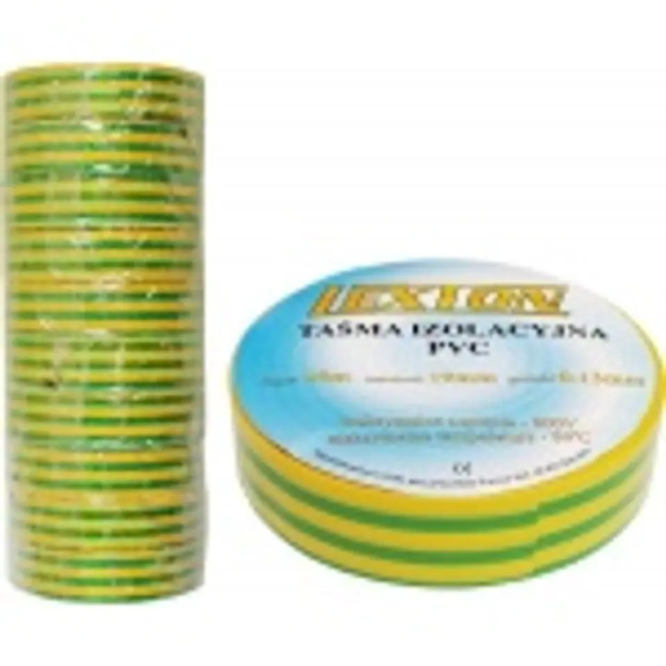 ⁨Lexton insulating tape yellow-green 25m⁩ at Wasserman.eu