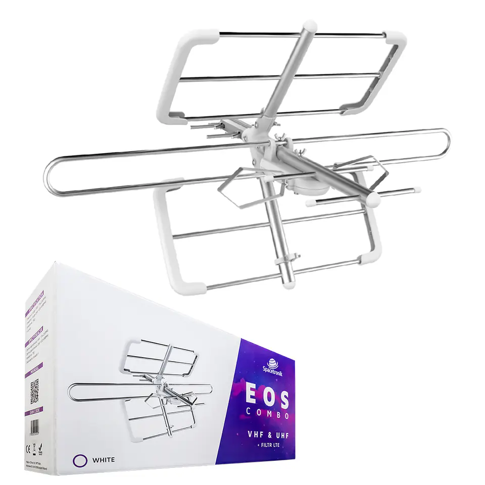 ⁨DVB-T Antenna Spacetronik EOS Combo White⁩ at Wasserman.eu