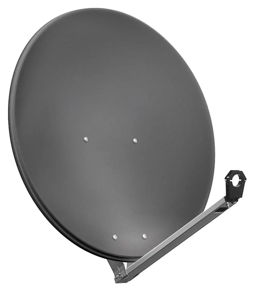 ⁨Aluminum SAT Antenna 80cm Goobay GRAPHITE⁩ at Wasserman.eu