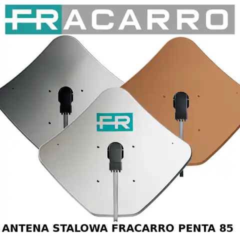 ⁨Satellitenschüssel aus Stahl: Fracarro PENTA85 Ziegel⁩ im Wasserman.eu
